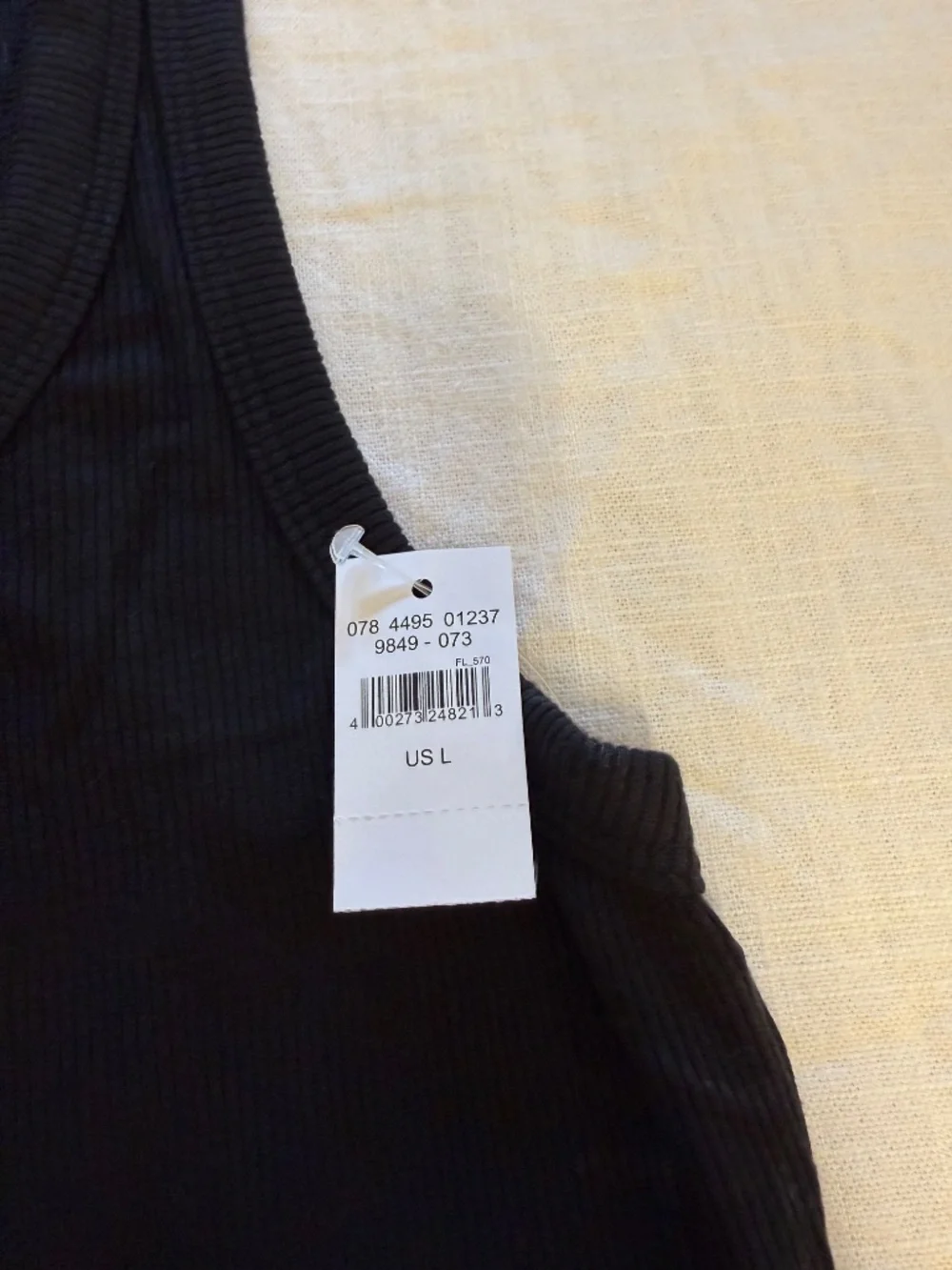 Brand New AERIE Black Ribbed Bodysuit - Size Large